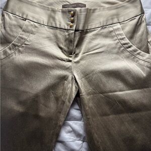 The Limited Gold Satin Pants Size 0 Y2K